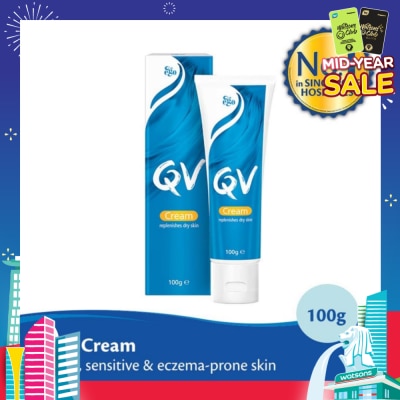 EGO QV Body Cream (For Dry + Sensitive & Eczema-Prone Skin) 100g