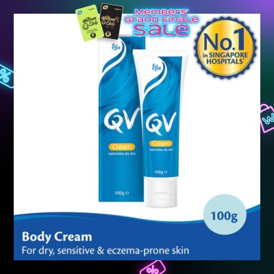 EGO QV Body Cream (For Dry + Sensitive & Eczema-Prone Skin) 100g