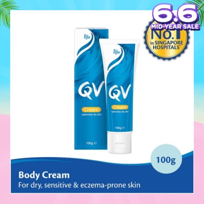 EGO QV Body Cream (For Dry + Sensitive & Eczema-Prone Skin) 100g