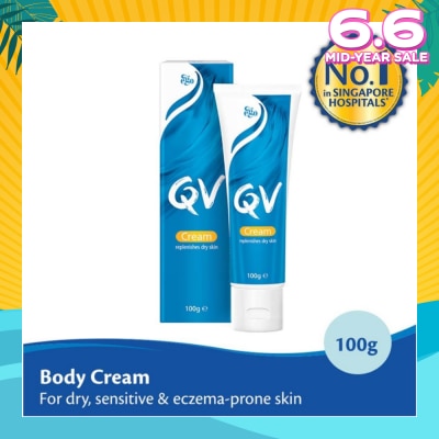 EGO QV Body Cream (For Dry + Sensitive & Eczema-Prone Skin) 100g