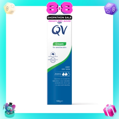 EGO QV - Body Cream (For Dry + Sensitive & Eczema-Prone Skin) 100g