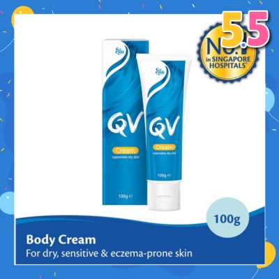 EGO QV Body Cream (For Dry + Sensitive & Eczema-Prone Skin) 100g