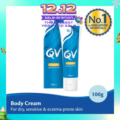 EGO QV Body Cream (For Dry + Sensitive & Eczema-Prone Skin) 100g