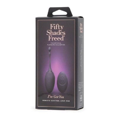 FIFTY SHADES OF GREY The Official Pleasure Collection I've Got You Rechargeable Remote Control Egg Massager Purple 1s