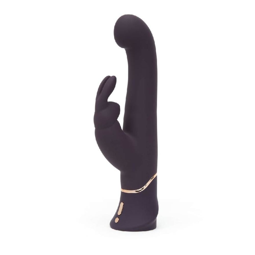 Greedy Girl G-Spot Stroker Rabbit Vibrator Black 1s