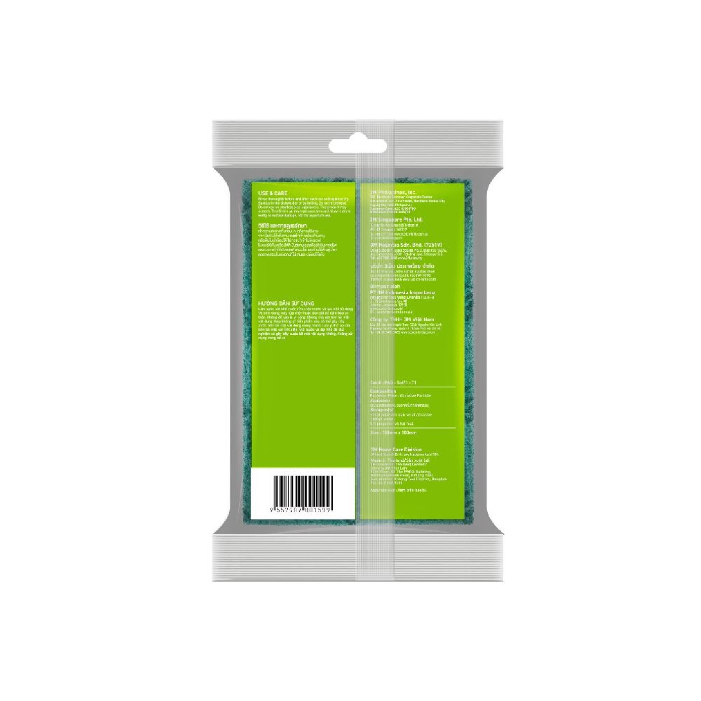 SCOTCH-BRITE Tough Clean Scub Pad 3s