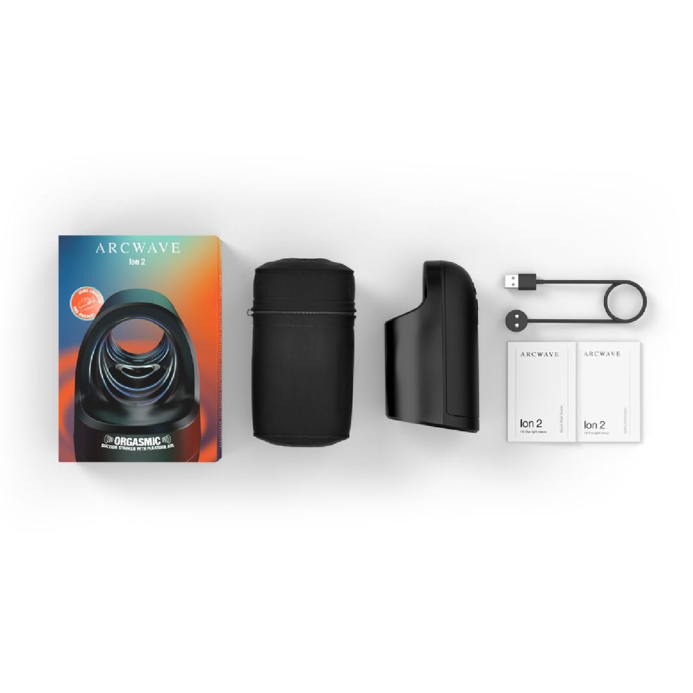 Ion 2 Pleasure Air Male Stroker Black 1s