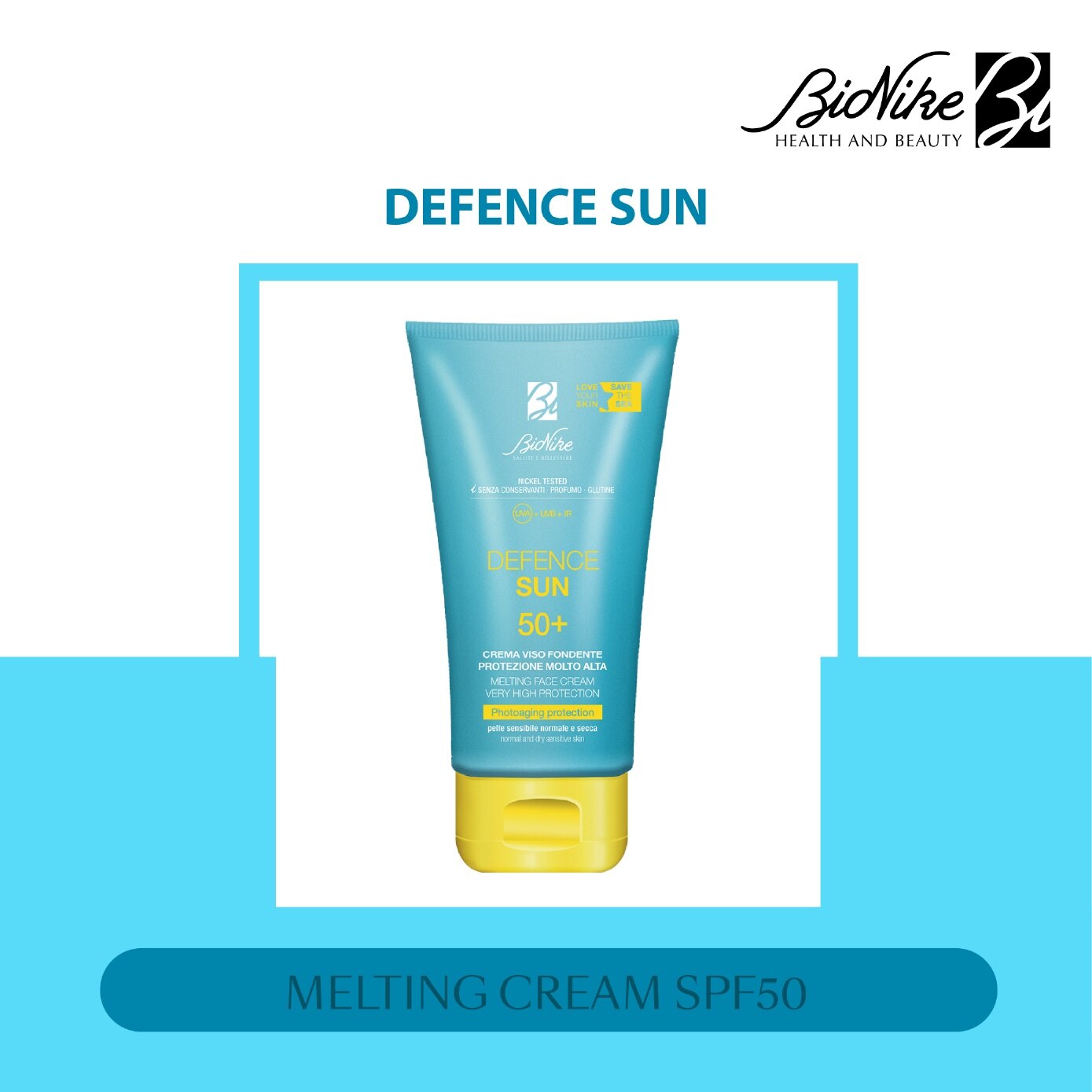 Defence Sun Melting Face Cream SPF50 50ml