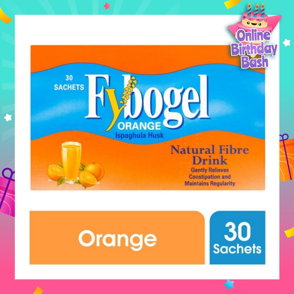 Natural Fibre Drink Sachet Orange Flavour (Gently Relieves Constipation) 30s