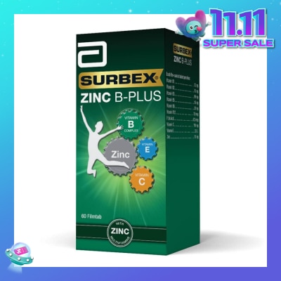 SURBEX Zinc B-Plus Tablet (Boost Immunity + Increase Energy Production) 60s