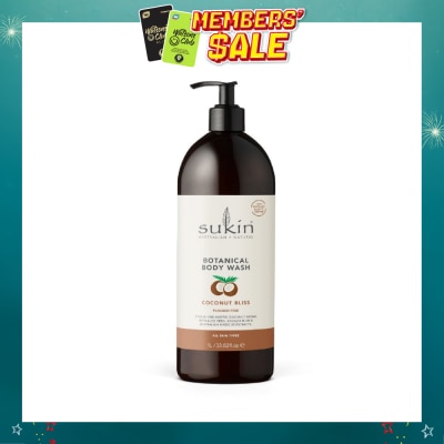 SUKIN - Botanical Body Wash Coconut Bliss 1L