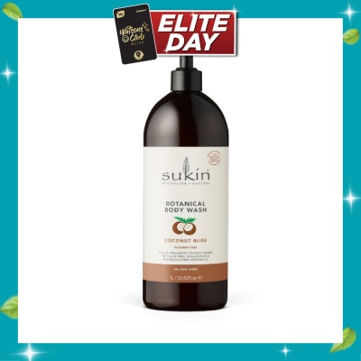 SUKIN Botanical Body Wash Coconut Bliss 1L image