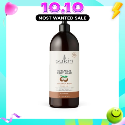 SUKIN Botanical Body Wash Coconut Bliss 1L image