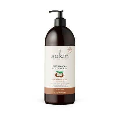 SUKIN Botanical Body Wash Coconut Bliss 1L