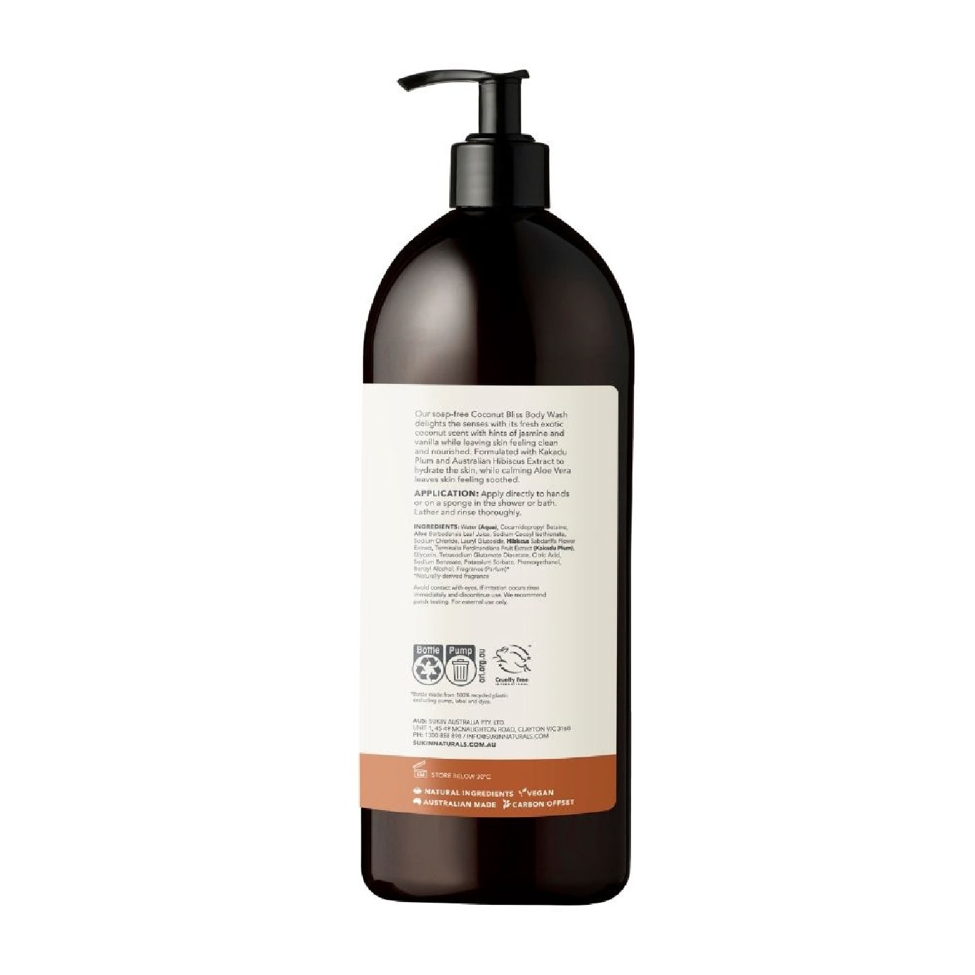 Botanical Body Wash Coconut Bliss 1L