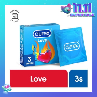 DUREX Love Condoms 3s