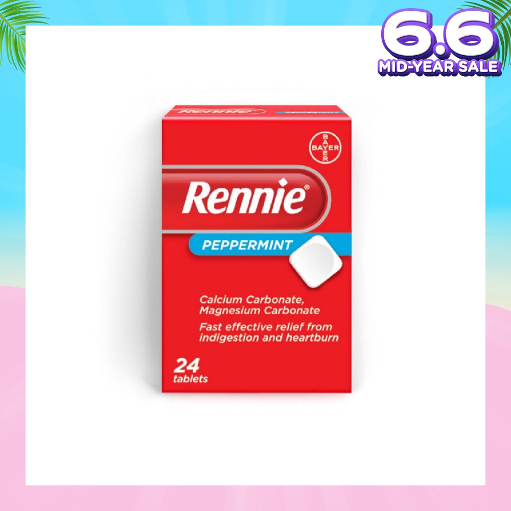 Fast Effective Ingestion and Heartburn Relief Spearmint Flavour 24s