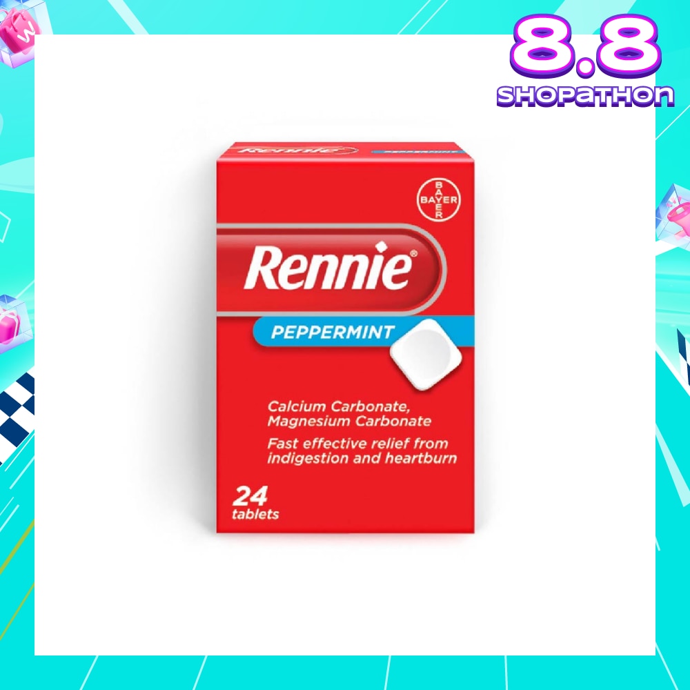 Fast Effective Ingestion and Heartburn Relief Spearmint Flavour 24s