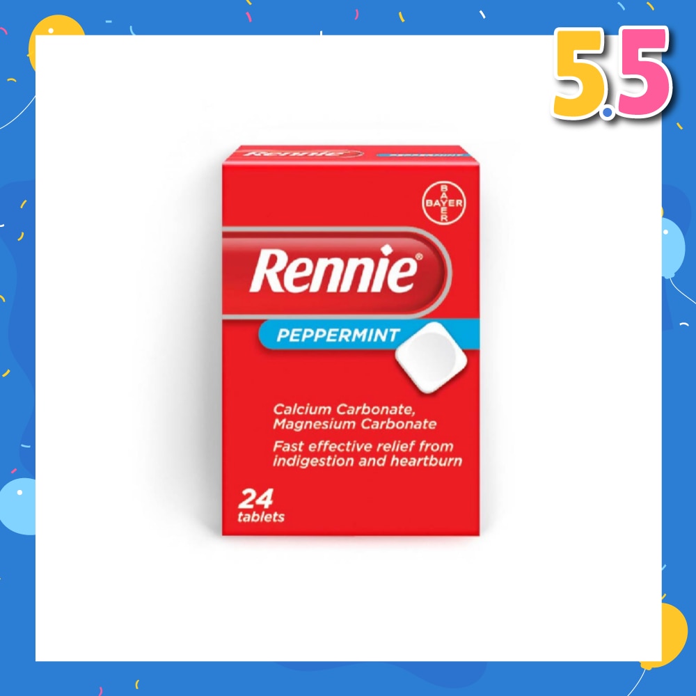 Fast Effective Ingestion and Heartburn Relief Spearmint Flavour 24s