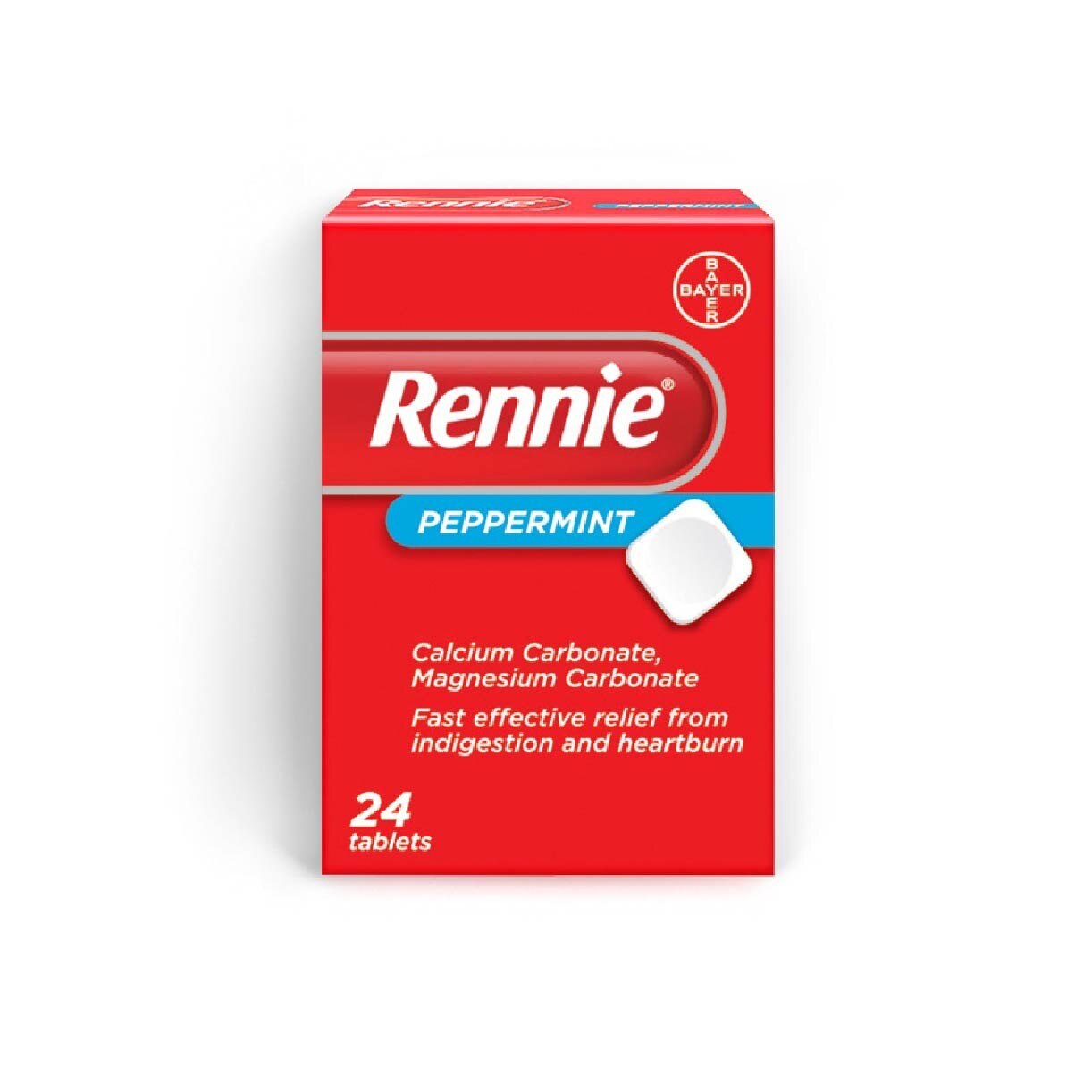 RENNIE Fast Effective Ingestion and Heartburn Relief Spearmint