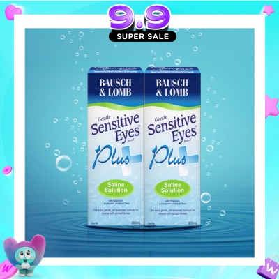BAUSCH + LOMB - Sensitive Eyes Plus Saline Solution 2x355ml image