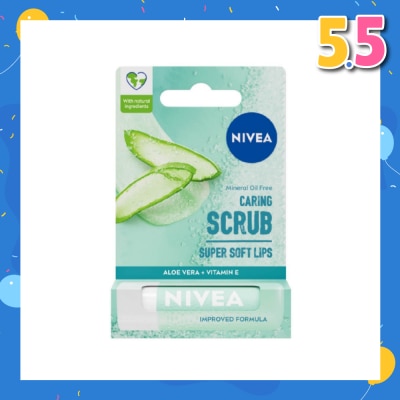 NIVEA Aloe Vera Caring Lip Scrub 4.8g