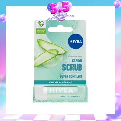 NIVEA - Aloe Vera Caring Lip Scrub 4.8g