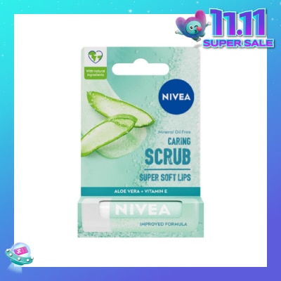 NIVEA Aloe Vera Caring Lip Scrub 4.8g
