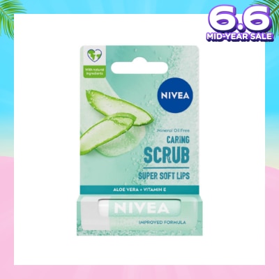 NIVEA Aloe Vera Caring Lip Scrub 4.8g