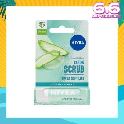 NIVEA Aloe Vera Caring Lip Scrub 4.8g