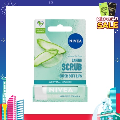 NIVEA Aloe Vera Caring Lip Scrub 4.8g
