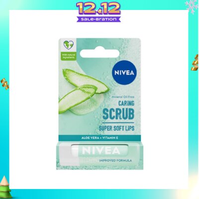 NIVEA Aloe Vera Caring Lip Scrub 4.8g