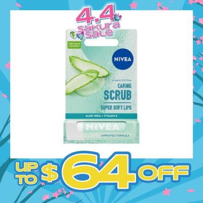 NIVEA - Aloe Vera Caring Lip Scrub 4.8g