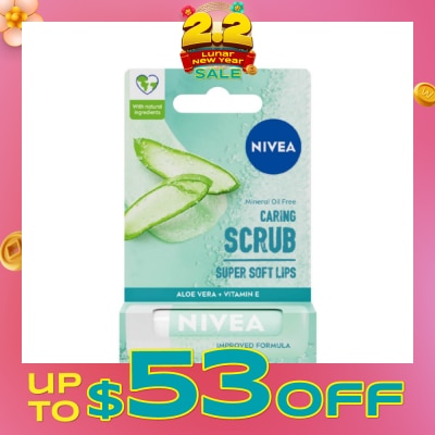 NIVEA Aloe Vera Caring Lip Scrub 4.8g