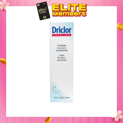 DRICLOR Antiperspirant Roll On Applicator (Suitable For Hyperhidrosis Prevention) 75ml
