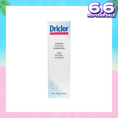 DRICLOR Antiperspirant Roll On Applicator (Suitable For Hyperhidrosis Prevention) 75ml