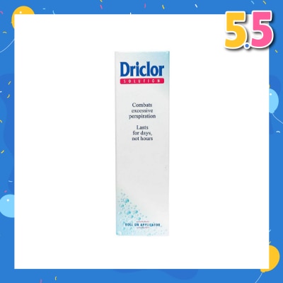 DRICLOR Antiperspirant Roll On Applicator (Suitable For Hyperhidrosis Prevention) 75ml