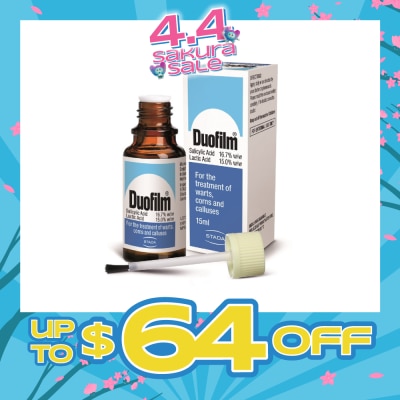 DUOFILM - Topical Solution for Warts, Corns & Calluses 15ml