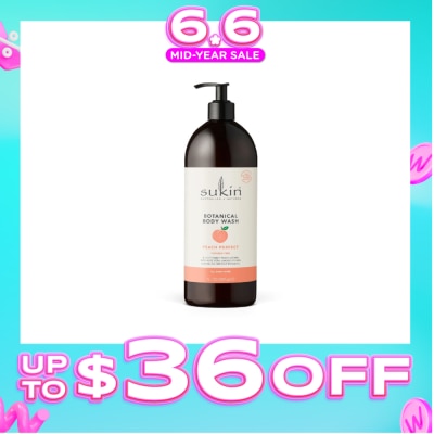 SUKIN - Botanical Body Wash Peach Perfect 1L