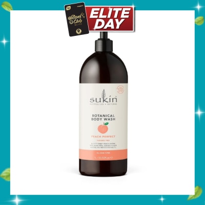 SUKIN Botanical Body Wash Peach Perfect 1L image