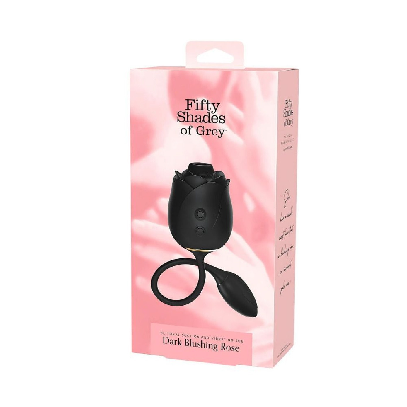 Dark Blushing Rose Suction Egg Vibrator 1s