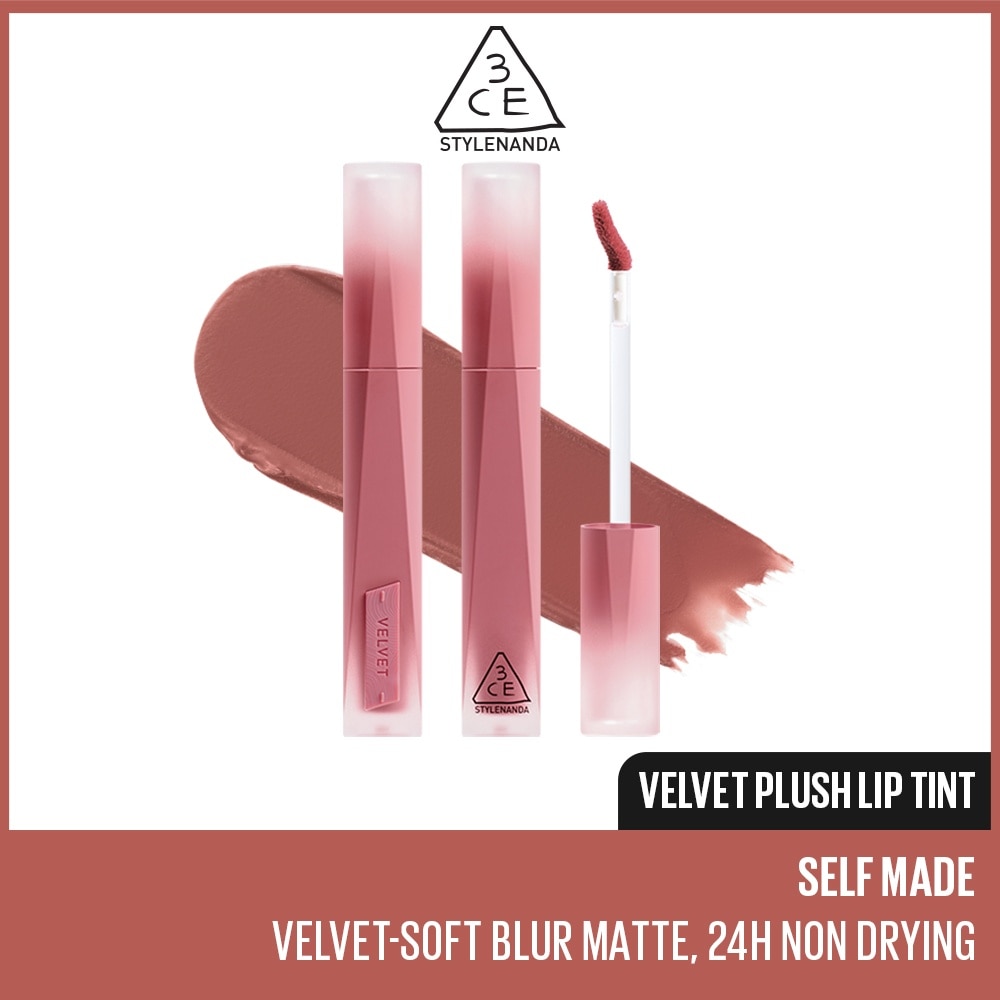 3CE Velvet Plush Lip Tint Self Made 4g
