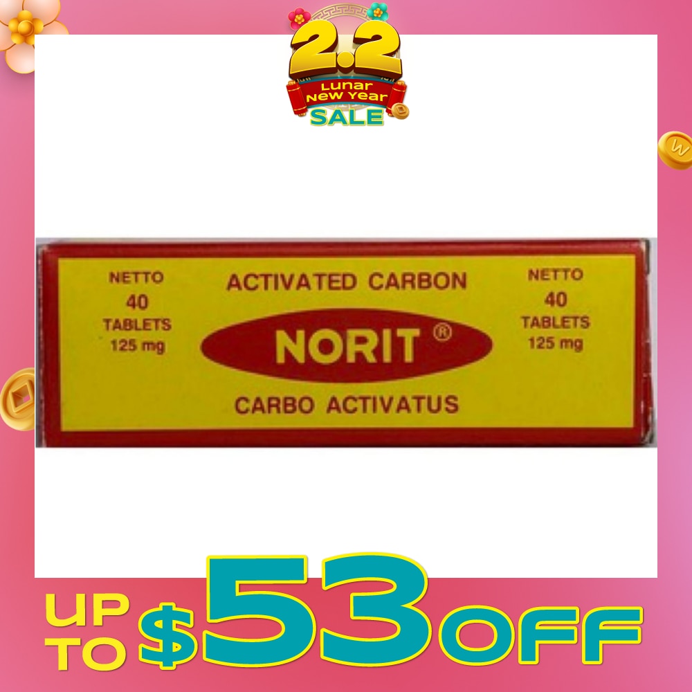 Activated Carbon 125mg 40s