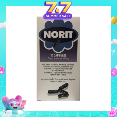 NORIT - Carbo Activatus 200mg 30s