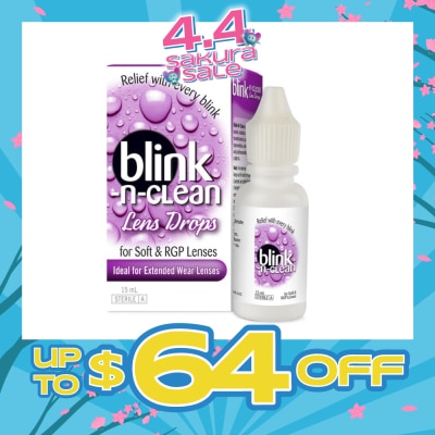 BAUSCH + LOMB - Complete BlinkNClean Lens Drops 15ml