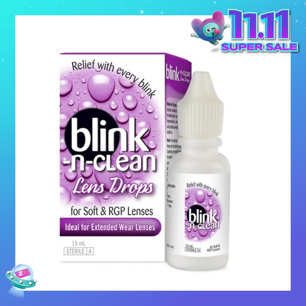Complete BlinkNClean Lens Drops 15ml