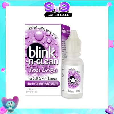BAUSCH + LOMB - Complete BlinkNClean Lens Drops 15ml (Expiry: Jul`2027) image