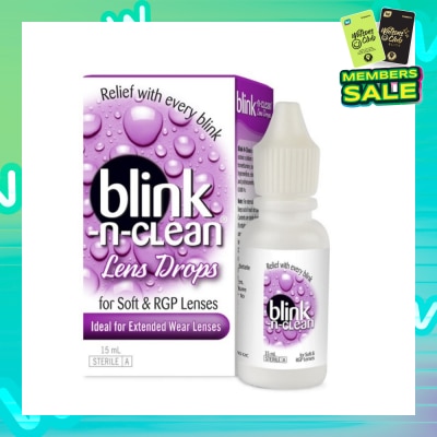 BAUSCH + LOMB Complete BlinkNClean Lens Drops 15ml