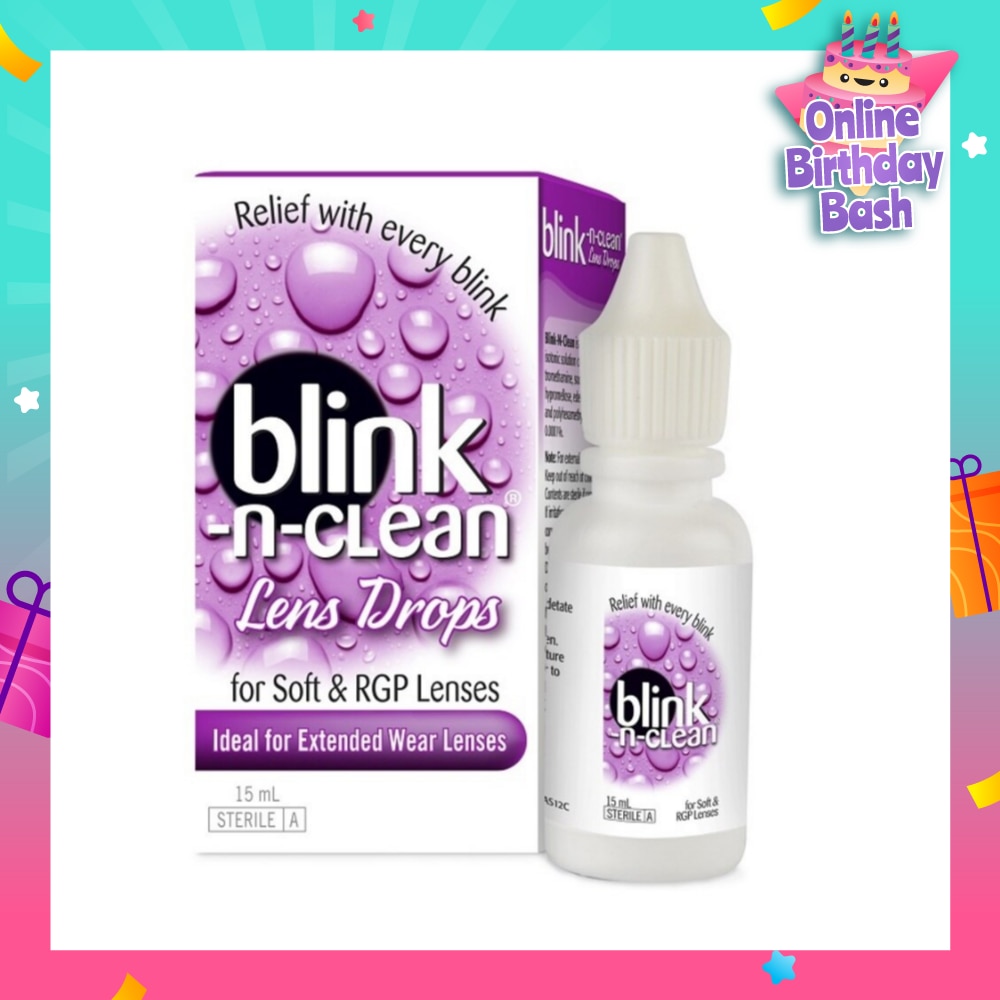 Complete BlinkNClean Lens Drops 15ml