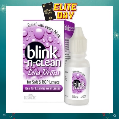 BAUSCH + LOMB - Complete BlinkNClean Lens Drops 15ml&nbsp;(Expiry: May`2027)